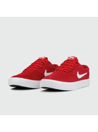 Кеды Nike SB Chron Suede Red White