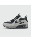 Кроссовки Nike Air Max 90 Mid Grey Black with Fur