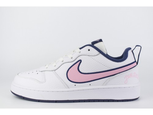 Кроссовки Nike Court Borough 2 Low White / Pink