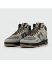 Кроссовки Nike Air Force 1 Mid L.Grey / Black Ftwr with Fur