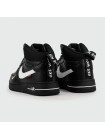 Кроссовки Nike Air Force 1 Mid Black / Wh. Sw. with Fur