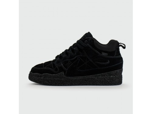 Кроссовки Nike x CPFM Dunk Mid Trp. Black with Fur