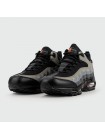 Кроссовки Nike Air Max 95 Grey Black / Red with Fur