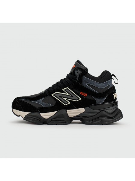 Кроссовки New Balance 9060 Mid Black / Black with Fur