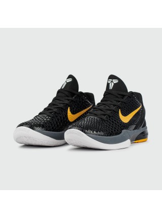 Кроссовки Nike Kobe 6 Protro Black Yellow