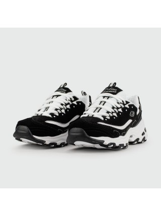 Кроссовки Skechers D'Lites Black / White Wmns