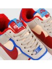 Кроссовки Nike Air Force 1 Shadow with Fur Gr.Red / Blue