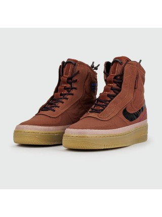 Кроссовки Nike Air Force 1 Shell Brown