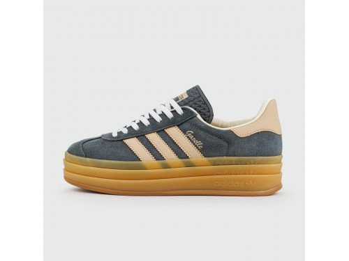 Кроссовки Adidas Gazelle Bold Blue / Gum Wmns