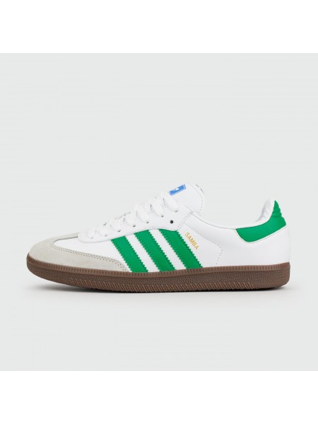 Кроссовки Adidas Samba OG White Green new