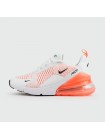 Кроссовки Nike Air Max 270 Orange White Wmns