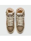 Кроссовки Adidas Campus Brown / White with Fur