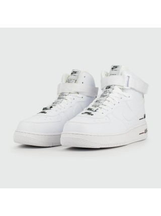 Кроссовки Nike Air Force 1 Mid White Double Logo