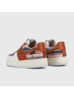 Кроссовки Nike Air Force 1 Low Cardigan White Brown