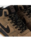 Кроссовки Nike Air Force 1 Mid Brown / Black with Fur