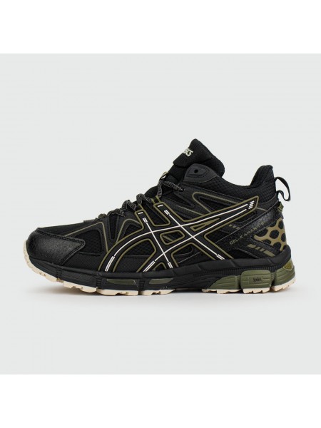 Кроссовки Asics Gel-Kahana 8 Mid Black Green with Fur