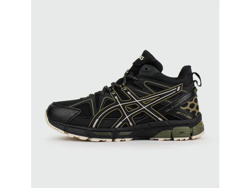 Кроссовки Asics Gel-Kahana 8 Mid Black Green with Fur