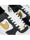 Кроссовки Nike Air Force 1 Low White Black Gold