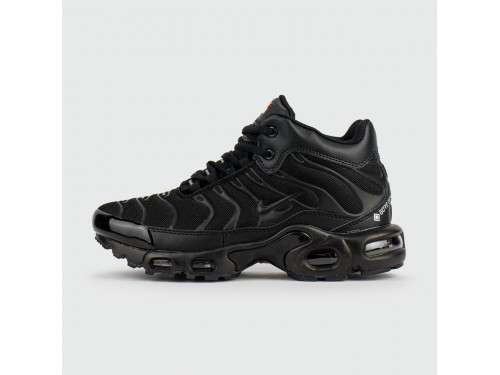 Кроссовки Nike Air Max Plus Tn Mid Black Wmns with Fur