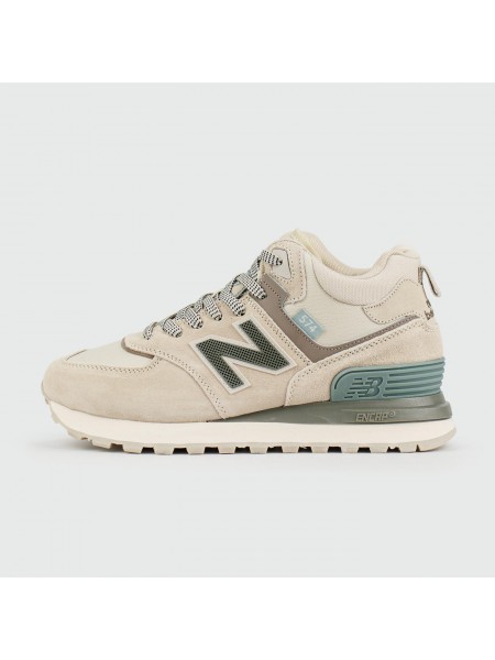 Кроссовки New Balance 574 Mid Beige with Fur Wmns