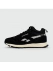 Кроссовки Reebok Classic Utility Suede Black / White with Fur