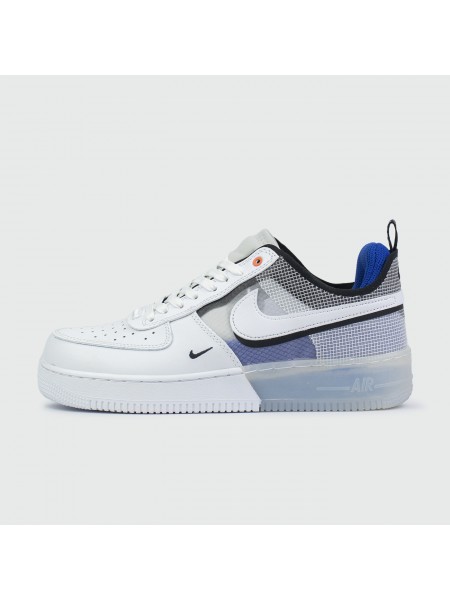 Кроссовки Nike Air Force 1 Low React Split White Blue