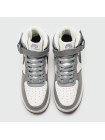 Кроссовки Nike Air Force 1 Mid Grey White Black