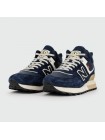 Кроссовки New Balance 574 Mid Blue / White with Fur