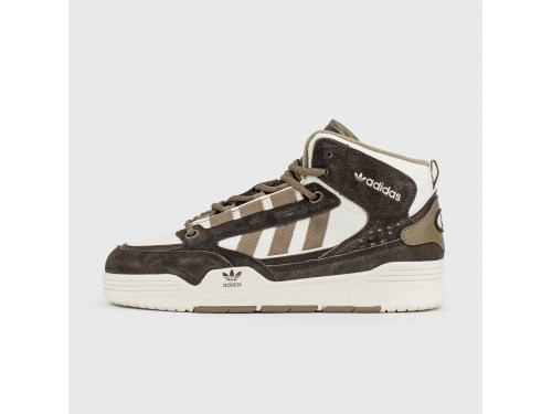 Кроссовки Adidas ADI2000 Mid Brown White with Fur