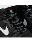 Кроссовки Nike Air Force 1 Mid Black / Wh. Sw. with Fur