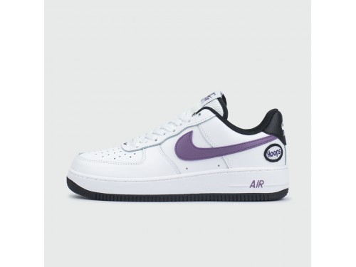 Кроссовки Nike Air Force 1 Low Hoops White / Purple