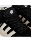 Кроссовки Adidas Campus Black / White with Fur