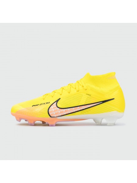 бутсы Nike Air Zoom Mercurial Superfly IX Elite FG Yellow