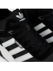 Кроссовки Adidas Retropy F2 Mid Black / White with Fur