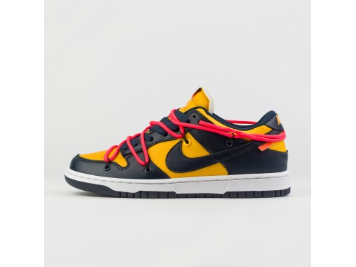 Кроссовки Nike Dunk Low x Off-White Wmns University Gold