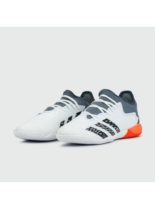 футзалки Adidas Predator Freak.3 Low IC White Grey