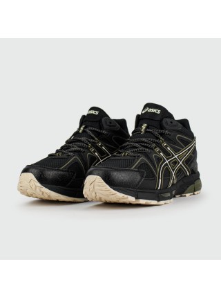 Кроссовки Asics Gel-Kahana 8 Mid Black Green with Fur