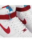 Кроссовки Nike Air Force 1 Mid White Red