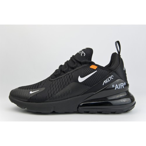 Кроссовки Nike Air Max 270 x Off-White Triple Black - арт. f-18366