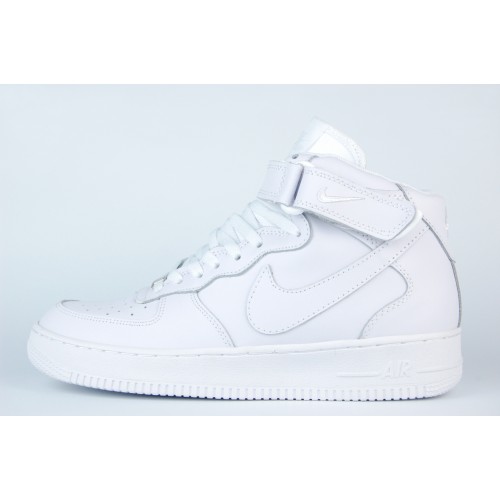 Кроссовки Nike Air Force 1 Mid Triple White - арт. f-18727