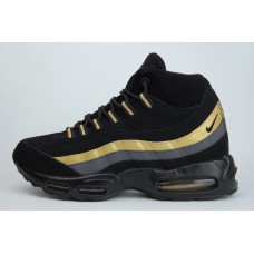 Кроссовки Nike Air Max 95 High Fur Black Gold