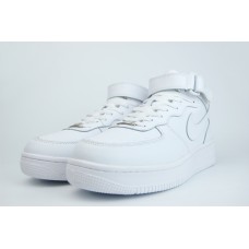 Кроссовки Nike Air Force 1 Mid Fur Triple White