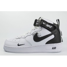 Кроссовки Nike Air Force 1 Mid 07 lv8 Fur White / Black