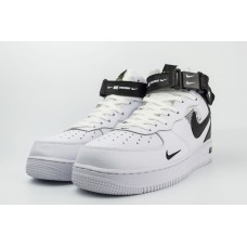 Кроссовки Nike Air Force 1 Mid 07 lv8 Fur White / Black