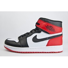 Кроссовки Nike Air Jordan 1 White / Black / Red