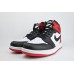 Кроссовки Nike Air Jordan 1 White / Black / Red - арт. f-19397