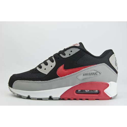 Кроссовки Nike Air Max 90 Black / Grey / Red 2 - арт. f-19586