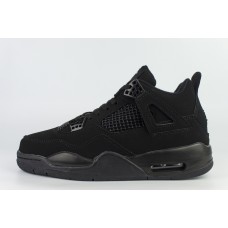 Кроссовки Nike Air Jordan 4 Retro Triple Black Кроссовки Nike Air Jordan 4 Retro Triple Black