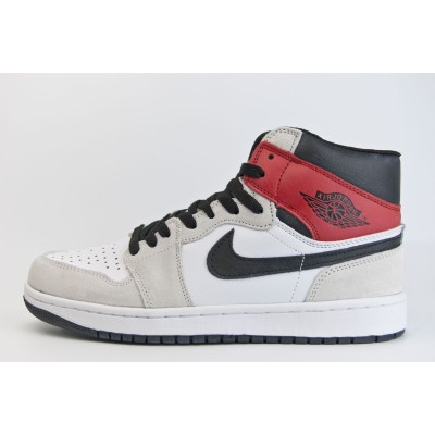 Кроссовки Nike Air Jordan 1 Wmns White / Black / Red - арт. f-20353