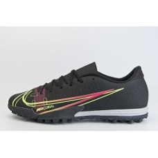 Футбольная обувь Nike Mercurial Vapor 14 Pro TF Black / Grey Футбольная обувь Nike Mercurial Vapor 14 Pro TF Black / Grey